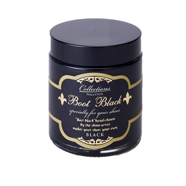 Boot Black Collections Shoe Cream, Dyeing Cream, Made in Japan, 85g (Black)