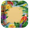 Unique Industries, Inc. - Tiki Tropics Square Dinner Plates