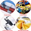 BAJCOHNG Hot Cars Birthday Banner Backdrop for Wheels Birthday PartyBackdrop,Race car Birthday Party Supplies，Race car Birthday Party Supplies,Birthday Party Background Banner (7x5ft)
