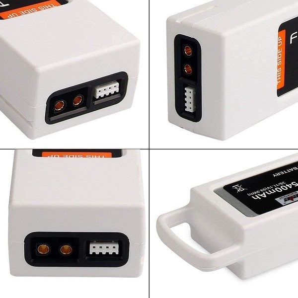 cjc Hengwei 3S 5400mAh 11.1V 5C LiPO Replacement Batteries Compatible with Yuneec Q500 Q500+ Q500 4K Typhoon G RC Quadcopter (1)