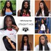 Beauhair Lace Front Wigs Human Hair 4x4 Lace Closure Wig Straight Human Hair Wigs for Black Women, 150% Destiny Brazilian Virgin Pre Plucked With Baby Hair Natural Black (12 Inch, Straight Wig)