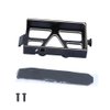 FACCNOY Brass Battery Tray Mounting Plate with Strap for TRX4M 1/18 RC Crawler Car Upgrade Parts