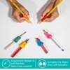 The Pencil Grip Original Pencil Grippers 6 Pcs, Pencil Grips for Kids Handwriting, Ergonomic Pen Grip for Righties & Lefties, Pencil Holder for Kids, Toddlers, Adults, Writing Tool with Finger Cushion