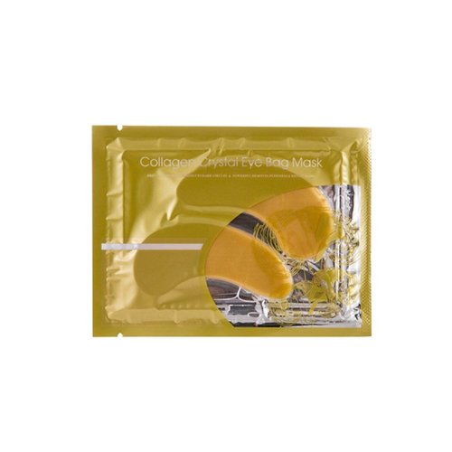 Gold Bio Collagen Crystal Mask Set - 5 Pairs Gold Eye Mask and 5 Pcs Gold Lip Mask, Anti Aging Eye and Lip Mask,