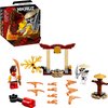 LEGO NINJAGO Epic Battle Set – Kai vs. Skulkin 71730 Building Kit; Ninja Playset Featuring a Spinning Battle Toy, New 2021 (61 Pieces)