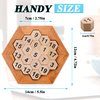 KINGOU Wooden Logic Puzzle Brain Teasers Intellectual Toy Number Puzzle