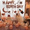 Rose Gold Happy Birthday Balloons Banner,16 Inch Mylar Foil Letters Sign,Reusable Balloons for Women, Men, Boys & Girls Birthday Decorations Party Supplies