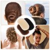 Minkissy Hair Clip for Volume 3 Pack Bump It Up Volume Hair Clips for Women Hair Padding for Updos Hair Accessory