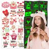 EMOME 204 PCS Individually Wrapped Luminous Valentine's Day Temporary Tattoo Kids, Glow Kiss Heart Tattoos Temporary for Women Kids, Valentine's Day Accessories Decorations Party Favors Supplies