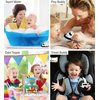 DolliBu Space Shuttle Bath Buddy Squirter Toy - Floating Rubber Baby Space Themed Bath Toy Plane, Fun Water Bath Toys for Kids and Baby, Cute Bathtime Space Bath Toys for Bathtub, Pool - 3 Inches