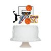 Basketball Party Supplies Happy Birthday Banner, Sneakers Basketball Cake Topper & Basketball Themed Balloons for Kids, Teenagers, Boys and Basketball Fans, Slam Dunk Basketball Party Decoration