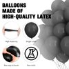 Halloween Balloons Black Balloons 12 Inch 60PCS Party Decorations Halloween Balloon Arch Kit Halloween Balloons Decorations for Halloween Party Decorations Birthday Graduation Bachelorette Supplies
