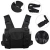 Croogo Chest Rig Walkie Talkie Vest Universal Hands Free Two Way Radio Front Pack Pouch Hiphop/Harness Bag