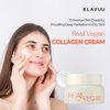 KLAVUU Real Vegan Collagen Cream - Enhances Skin Elasticity, Providing Deep Hydration to Dry Skin for a Radiant, Youthful Glow - 1.69 Fl oz