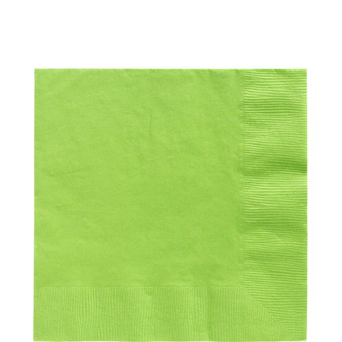 Kiwi Luncheon Paper Napkins Big Party Pack, 100 Ct. 6 1/2 x 6 1/2