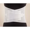 Breathable Back Support Belt, Adjustable Back Brace, White, Small