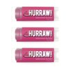 Hurraw! Watermelon Lip Balm, 3 Pack: Organic, Certified Vegan, Cruelty and Gluten Free. Non-GMO, 100% Natural Ingredients. Bee, Shea, Soy and Palm Free. Made in USA