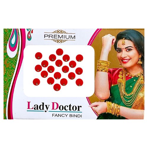 Indian Red Color Velvet Dot Bindi Tattoo Stickers Adhesive Body Jewelry Indian Daily Use Forehead Bindi Round Dot..