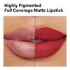 CARSLAN Matte Lipstick Hydrating Lip Color Makeup, Highly Pigmented Lipstick with Moisturizing Formula, Lightweight, Smooth, M13