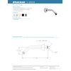 Speakman S-2500-ORB Clean and Simple Shower Arm and Flange for Stylish Bathroom Décor, Oil-Rubbed Bronze, 7 inches