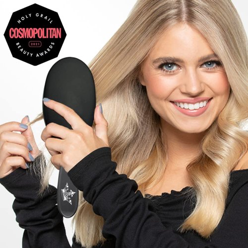 RPZL Boar Bristle Brush - Cushioned Nylon & Bristle Styling Tool for Smoothing, Polishing & Extension Hair - Suitable for All Hair Types, Wet or Dry