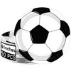 QZYL 50 Pack Soccer Plates, 9 Inches Disposable Paper Plates, Soccer Themed Dinner Plates, Soccer Birthday Party Decorations for Anniversaries Football Celebrations Family Gatherings Soccer Party