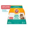 Arm & Hammer Dip & Brush Fresh Breath Enzymatic Toothpaste Kit for Cats and Kittens with 2 Microfiber Finger Bushes, 2.5 Ounces, Tuna Flavor | Cat Dental Care Kit