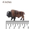 Gemini&Genius North American Bison Figurine Animal Toy, Bull Action Figure, Wildlife Play Toy for Kids, Hand Painted, Realistic and Durable Toys for Children Boys and Girls Gift