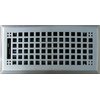 4" x 10" (5.75" x 11.5" Overall) Brushed Nickel Mission Register with Damper (HVAC Vent Cover)