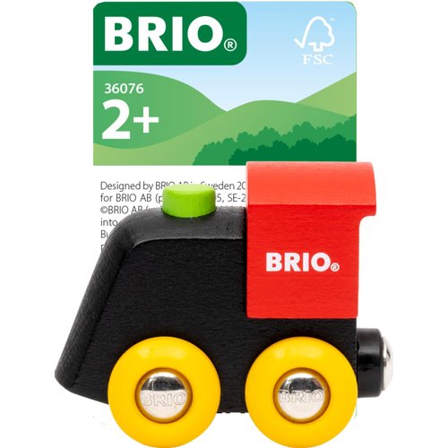 BRIO – 36076 Letter Train Engine | Wooden Train Set Accessory Toy for Kids Age 2 Years Up