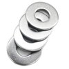 FullerKreg 3/8" x 1" OD Stainless Flat Fender Washers，1" Outside Diameter, 0.080" inch Thickness，(25 Pack)，18-8 (304) Stainless Steel
