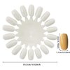 Honbay 20PCS Plastic 18 Tips False Nail Swatches Wheels Nail Art Color Polish Display Wheel for Manicure