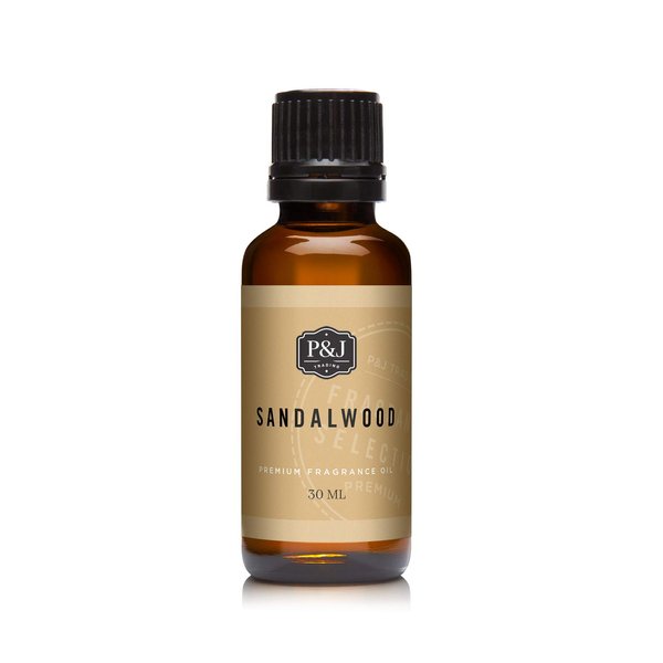 P&J Trading Fragrance Oil | Sandalwood Oil 30ml - Candle Scents for Candle Making, Freshie Scents, Soap Making Supplies, Diffuser Oil Scents