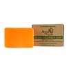 AyuRoots - Ayurvedic Papaya Cucumber Soap Bar All Natural Vegan Face & Body Skin Refreshing and Renewing Cleansing Handmade in India - 3.88 oz