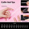 Gellen Gel x Nail Kit Nail Extension Set with 240Pcs Short Almond Soft Gel Nail Tips 15g Solid Nail Glue Gel for Fake Nail Tips LED Nail Lamp Acrylic Nail Tips Kit for DIY Manicure Set