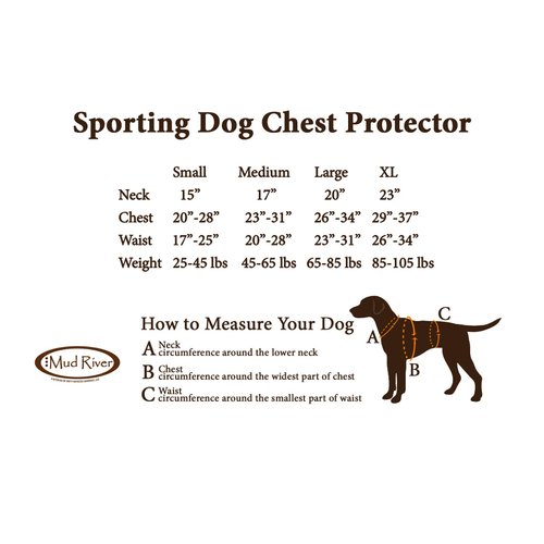 Mudriver Mud River Chest Protector, XL, Orange