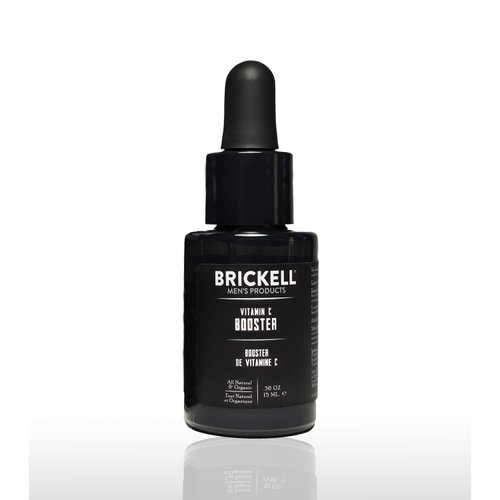 Brickell Men’s Vitamin C Booster Serum for Men, Natural and Organic Vitamin C Booster for Face to...