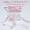 Troocolor Lash Lift Pads, 10Pcs Reusable Soft Lash Lift Shield Gluelree for Lash Lift Kit Self-Adhesive Ancillary Eyelash Curler