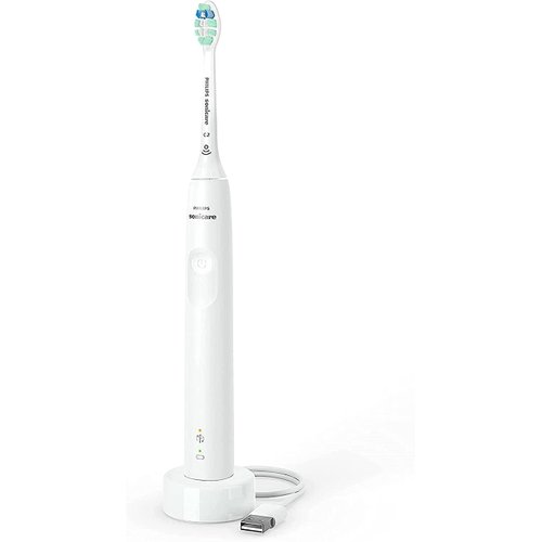 Phillips Sonicare Sonicare ProtectiveClean Removes up to 7x More Plaque, Long lasting 4 day Battery Life Rechargeable Electric Toothbrush, White/Grey