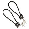 SnapSafe Cable Padlocks, 2 Pack 75281 - PVC Coated Steel Cable Lock with 4 Keys - Secure Multiple Firearms, Handguns, Rifles, or Shotguns Through The Receiver and/or Magwell