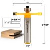 YONICO Router Bits Slot Cutter 3/16-Inch Kerf Cutting Height X 3/4-Inch Cutting Depth 1/2-Inch Shank 14180