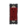Leviton RGF20-RE Renu Self-Test Tamper-Resistant GFCI Outlet, 20-Amp, Red Delicious