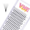 VNE Supply Volume Lash Extensions | russian volume fans lashes | premium false lash extensions | promade mega volume fans | loose premade fans- Soft, Natural, and Effortless! 10D, D curl, Mix 8-15 mm