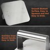 HULISEN Burger Press, Stainless Steel Hamburger Smasher, Non-Stick Smooth Square Bacon Grill Press - Professional Griddle Accessories Kit for Flat Top Griddle Cooking, Gift Package