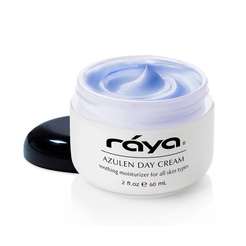 Raya Azulen Cream (301) | Moisturizing Day and Night Face Cream for Combination and Sensitive Skin | Refines, Tones, and Tightens | Made with Soothing Azulene