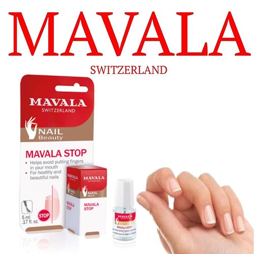 Mavala Stop Deterrent Nail Polish Treatment | Nail Care to Help Stop Putting Fingers In Your Mouth | Bitter Taste| Easy Application | For Ages 3+ | 0.17 oz