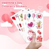 EMOME Valentine's Day Temporary Tattoos for Kids, 10 Sheets Lip Kiss Tattoos Temporary for Party Decorations Party Supplies, Cupid Heart Tattoos for Girls Kids