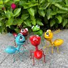 Cruis Cuka Metal Yard Art Cute Ant 5 Pcs Garden Decor for Outside Lawn Ornaments Porch Backyard Wall Sculpture Fence Decorations
