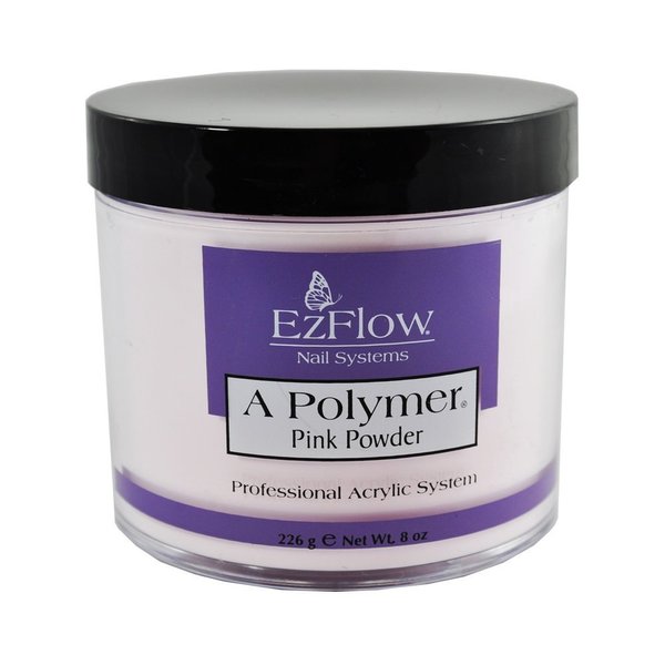 EZ Flow A Polymer Pink False Nails, 8 Ounce