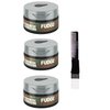 yper Fudge Sculpt Matte Hed Mouldable (2.64 oz) with Teasing Comb Pack of 3